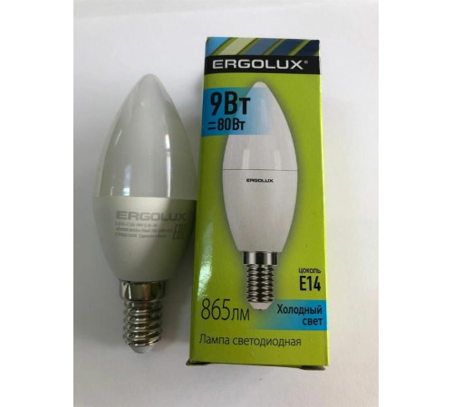 ERGOLUX (13168) LED-C35-9W-E14-4K