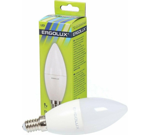 ERGOLUX (13168) LED-C35-9W-E14-4K