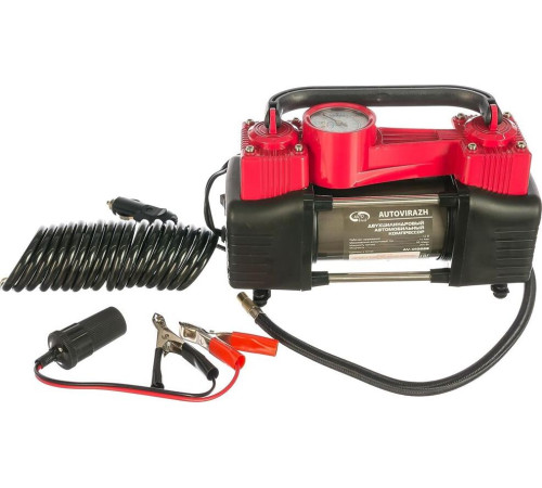 AUTOVIRAZH (AV-010888) двухцилиндровый 85 л/мин с манометром