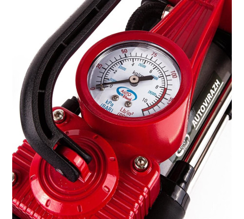 AUTOVIRAZH (AV-010888) двухцилиндровый 85 л/мин с манометром