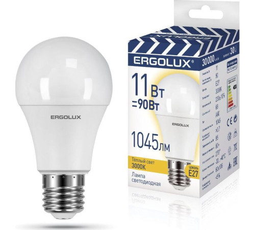 ERGOLUX (14458) LED-A60-11W-E27-3K
