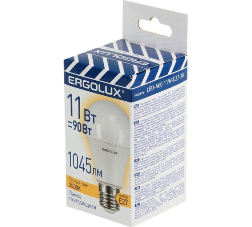 ERGOLUX (14458) LED-A60-11W-E27-3K