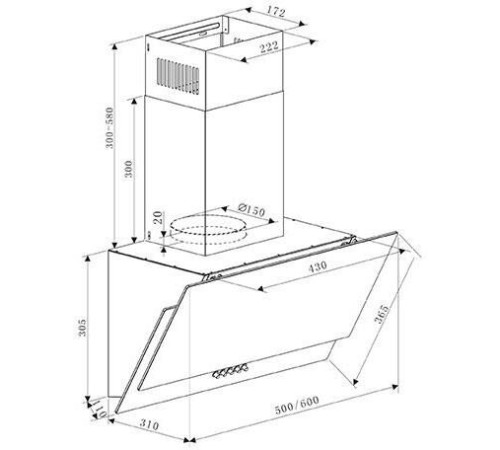 OASIS NC-50B черный