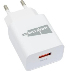 MORE CHOICE (4627151195285) NC52QCm 1USB 3.0A QC3.0 для micro USB быстрая зарядка White