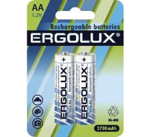 ERGOLUX (12445) AA-2700MAH NI-MH BL-2 (NHAA2700BL2, аккумулятор,1.2В)