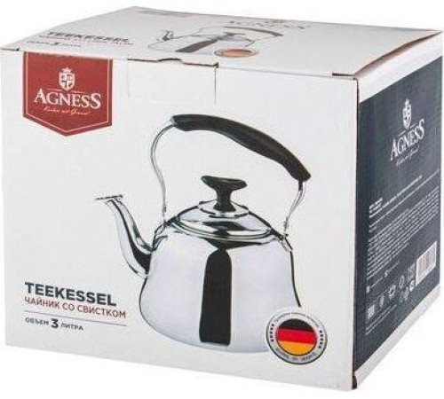 AGNESS 909-603 нерж. 3л.