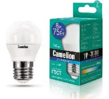 CAMELION (13373) LED8-G45/865/E27/8Вт