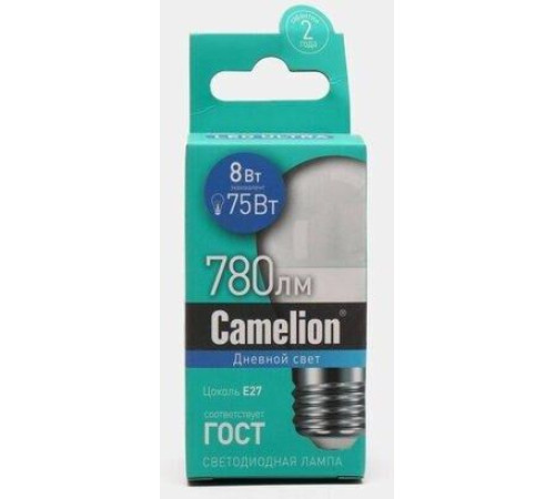 CAMELION (13373) LED8-G45/865/E27/8Вт