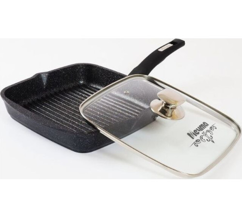 МЕЧТА С68803 Гранит star несъемная ручка стеклянная крышка