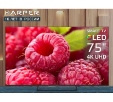HARPER 75Q850TS QLED UHD 4K SMART TV Android Безрамочный