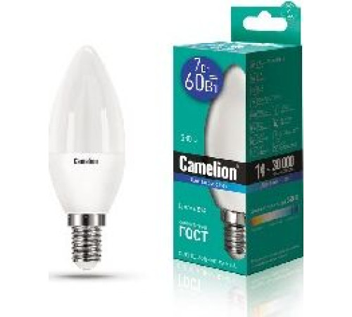 CAMELION (12648) LED7-C35/865/E14/7Вт