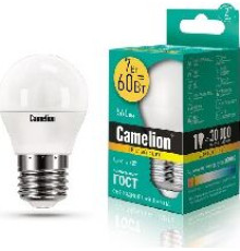CAMELION (12070) LED7-G45/830/E27/7Вт/3000K