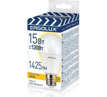 ERGOLUX (14308) LED-A60-15W-E27-3K