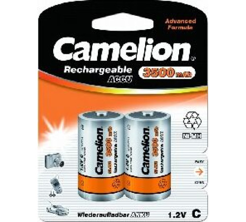 CAMELION (6184) C- 3500MAH NI-MH BL-2 (NH-C3500BP2, аккумулятор,1.2В)