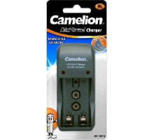 CAMELION (8181) BC-1001A TITANIUM (BC-1001A, ЗУ для 2хAA, AAA или 1X9V, 200мА, складная вилка, таймер )