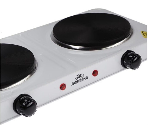 Электрическая плитка ДОБРЫНЯ DO-2208W бел.