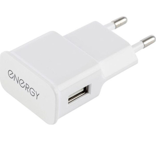 Зарядное устройсво ENERGY ET-09, 1,0А, цвет - белый