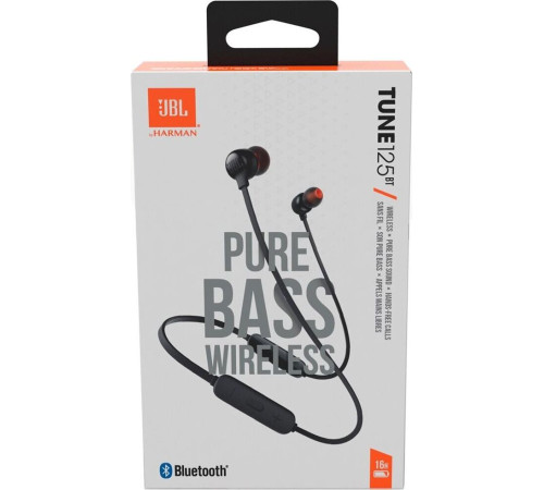 JBL TUNE 125BT (JBLT125BTBLK) черный
