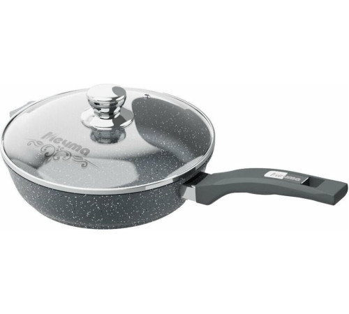 МЕЧТА С30701 Гранит 30см несъемная ручка стеклянная крышка