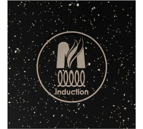 МЕЧТА 22802И Гранит black Induction Pro 22см несъемная ручка