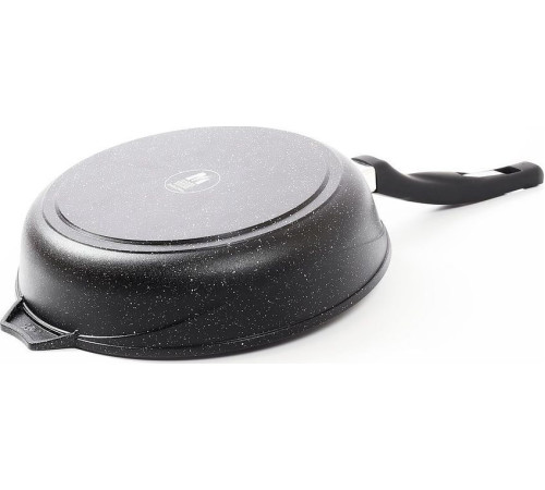 МЕЧТА 22802И Гранит black Induction Pro 22см несъемная ручка