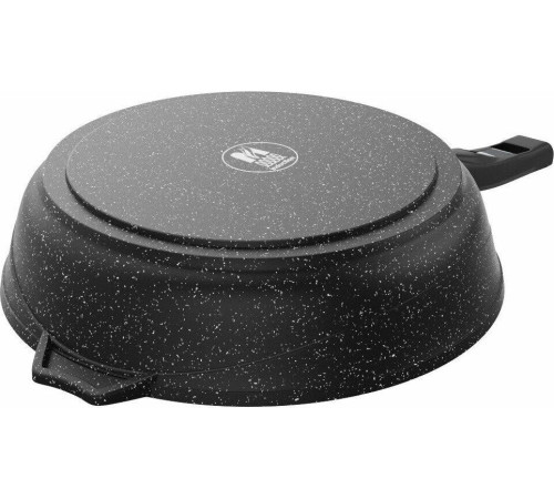 МЕЧТА 22802И Гранит black Induction Pro 22см несъемная ручка