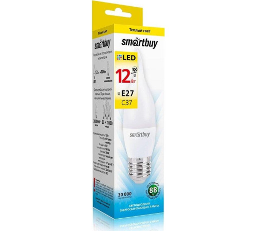 SMARTBUY (SBL-C37Can-12-30K-E27) 12W/3000/E27