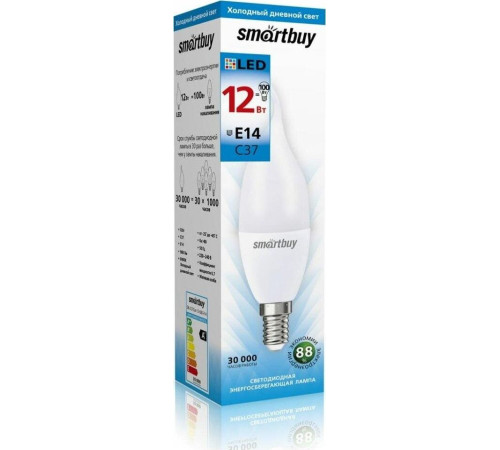 SMARTBUY (SBL-C37Can-12-60K-E14) 12W/6000/E14