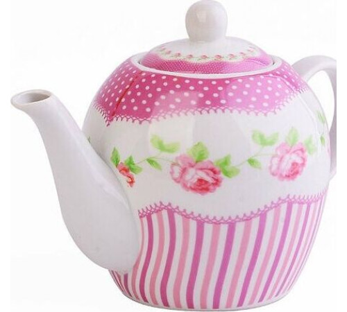 LORAINE 30876 Чайный сервиз 13пр с чайником 1л LR (х4)