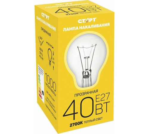 СТАРТ (6269) Б 40Вт Е27