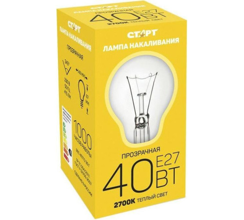 СТАРТ (6269) Б 40Вт Е27