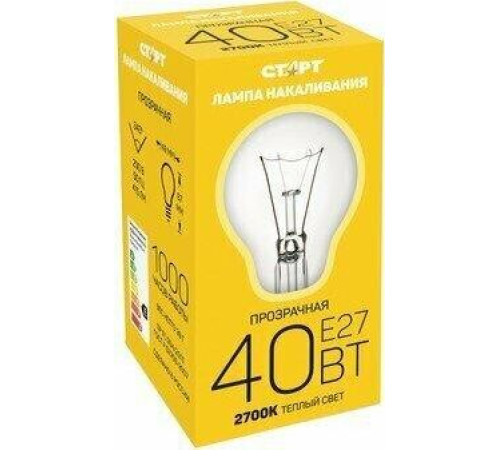 СТАРТ (6269) Б 40Вт Е27