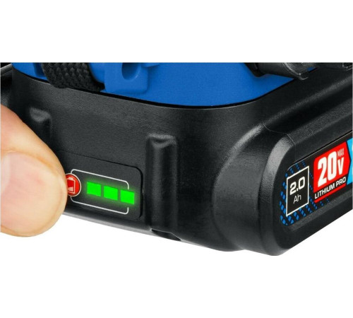 ЗУБР GB-250-22 20В бесщеточный гайковерт, 2 АКБ (2Ач), в кейсе, Профессионал