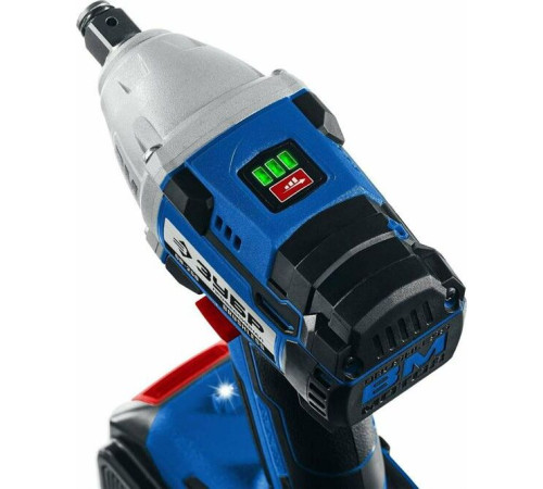 ЗУБР GB-250-22 20В бесщеточный гайковерт, 2 АКБ (2Ач), в кейсе, Профессионал