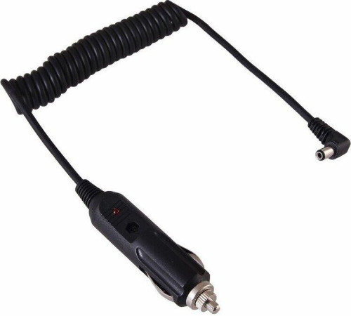 Автомобильное зарядное устройство REXANT (16-0234) Автозарядка с индикатором (разъем 2.5х5.5) (АЗУ) шнур спираль 1.5 м REXANT