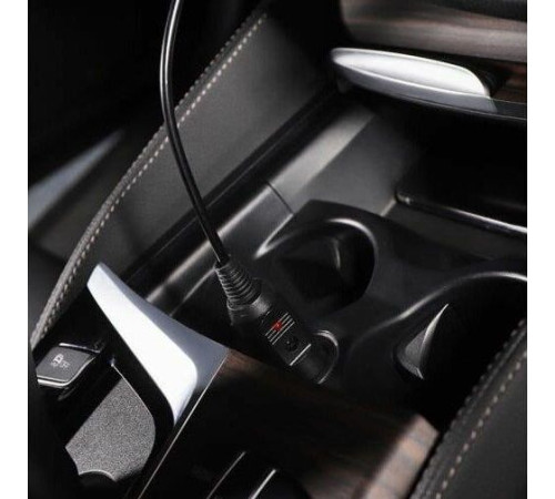 Автомобильное зарядное устройство REXANT (16-0234) Автозарядка с индикатором (разъем 2.5х5.5) (АЗУ) шнур спираль 1.5 м REXANT