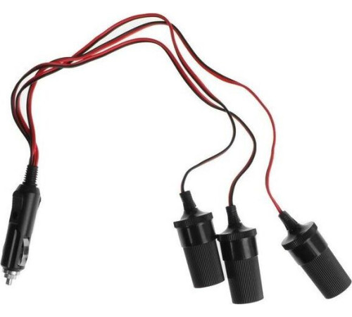 REXANT (16-0221) Разветвитель автоприкуривателя 3 гнезда шнур REXANT