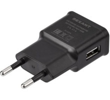 REXANT (16-0274) Сетевое зарядное устройство REXANT USB, 5V, 2.1 A, черное