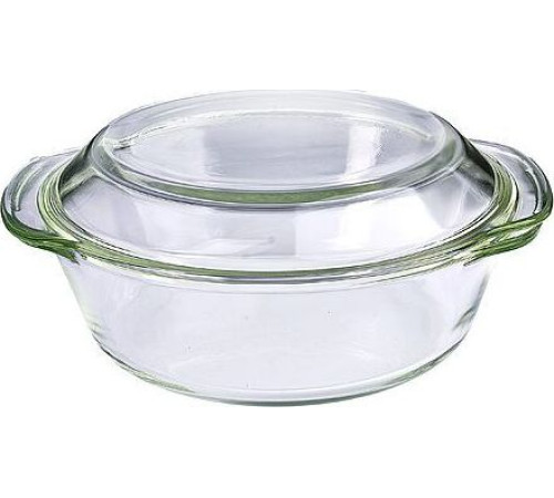 LORAINE 29698 Кастрюля с крышкой стекло 1 л LR (х6)
