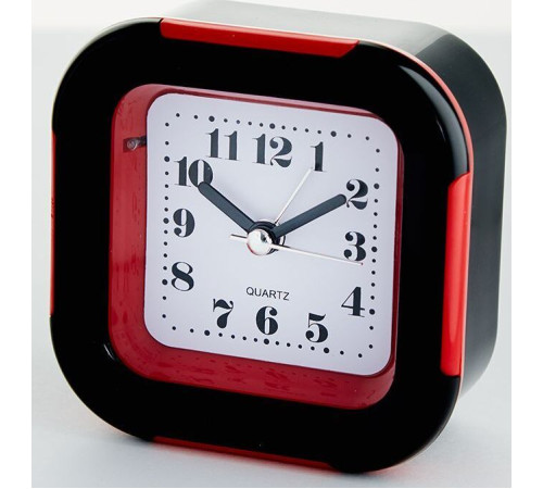 DELTA DT8-0015 Будильник 9.2*4.4*9.4 см (красный)