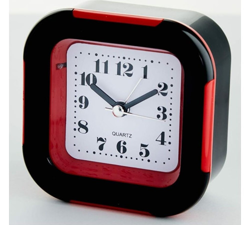 DELTA DT8-0015 Будильник 9.2*4.4*9.4 см (красный)