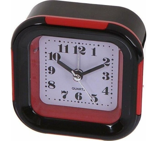 DELTA DT8-0015 Будильник 9.2*4.4*9.4 см (красный)