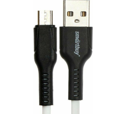 SMARTBUY (iK-12-S21bw) S21 MicroUSB белый, 2.4 А, сил., 1 м