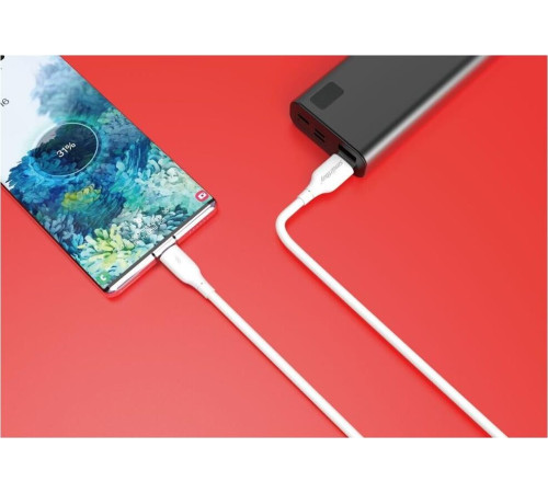 SMARTBUY (iK-3112-S25w) S25 Type C белый, 3А,soarer,TPE, 1 м