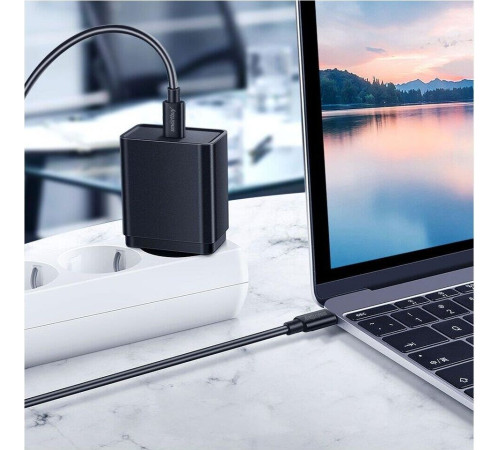SMARTBUY (iK-3112-S73b) S73 Type C черный, 6А, 60 вт, 1 м