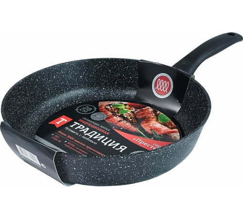 ТРАДИЦИЯ ТП2281И а/пр литая 28см черн Престиж