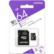 SMARTBUY (SB64GBSDCCTV) micro SDXC 064GB cl10 U3 V30 + адаптер