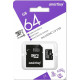 SMARTBUY (SB64GBSDCCTV) micro SDXC 064GB cl10 U3 V30 + адаптер