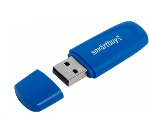 SMARTBUY (SB004GB2SCB) UFD 2.0 004GB Scout Blue синий