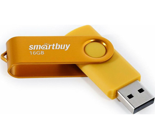 SMARTBUY (SB016GB2TWY) UFD 2.0 016GB Twist Yellow желтый